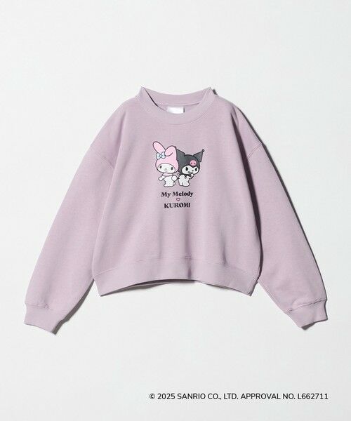 green label relaxing / グリーンレーベル リラクシング スウェット | 【別注】＜URBAMENT＞SANRIO スウェット / トレーナー / キッズ  140cm-150cm（LILAC）