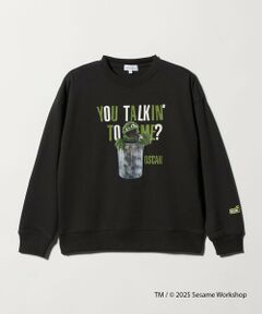 green label relaxing / グリーンレーベル リラクシング スウェット | 【別注】＜SESAME STREET＞裏毛 プルオーバー / トレーナー / キッズ  140cm-150cm