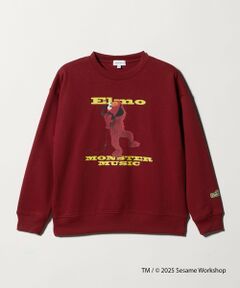 green label relaxing / グリーンレーベル リラクシング スウェット | 【別注】＜SESAME STREET＞裏毛 プルオーバー / トレーナー / キッズ  140cm-150cm