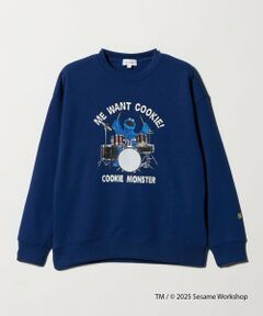 green label relaxing / グリーンレーベル リラクシング スウェット | 【別注】＜SESAME STREET＞裏毛 プルオーバー / トレーナー / キッズ  140cm-150cm