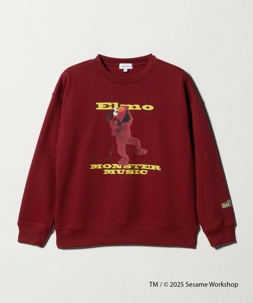 green label relaxing / グリーンレーベル リラクシング スウェット | 【別注】＜SESAME STREET＞裏毛 プルオーバー / トレーナー / キッズ  140cm-150cm（RED）