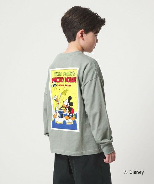 green label relaxing / グリーンレーベル リラクシング カットソー | 【別注】＜Disney＞キャラクター ロングスリーブTシャツ / キッズ 140cm—150cm | 詳細10