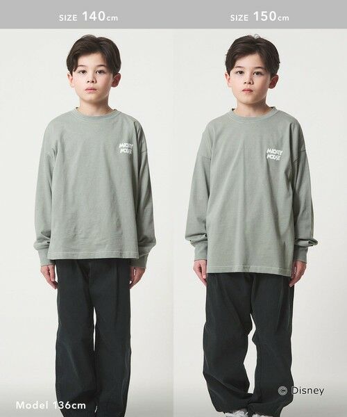 green label relaxing / グリーンレーベル リラクシング カットソー | 【別注】＜Disney＞キャラクター ロングスリーブTシャツ / キッズ 140cm—150cm | 詳細11