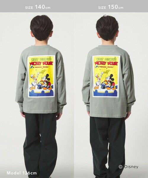 green label relaxing / グリーンレーベル リラクシング カットソー | 【別注】＜Disney＞キャラクター ロングスリーブTシャツ / キッズ 140cm—150cm | 詳細13