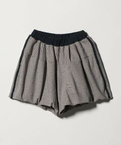 green label relaxing / グリーンレーベル リラクシング ショート・ハーフ・半端丈パンツ | ボーダーバルーン キュロットパンツ / キッズ  140cm-160cm