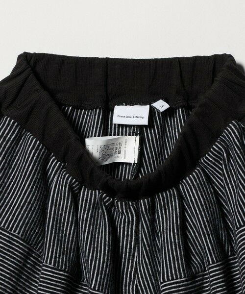 green label relaxing / グリーンレーベル リラクシング ショート・ハーフ・半端丈パンツ | ボーダーバルーン キュロットパンツ / キッズ  140cm-160cm | 詳細3