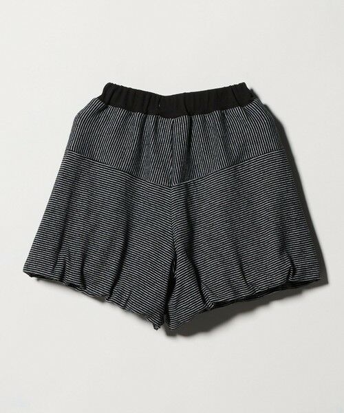 green label relaxing / グリーンレーベル リラクシング ショート・ハーフ・半端丈パンツ | ボーダーバルーン キュロットパンツ / キッズ  140cm-160cm | 詳細1