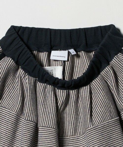 green label relaxing / グリーンレーベル リラクシング ショート・ハーフ・半端丈パンツ | ボーダーバルーン キュロットパンツ / キッズ  140cm-160cm | 詳細8