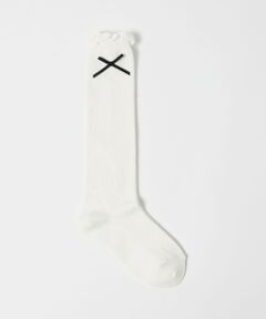 green label relaxing / グリーンレーベル リラクシング ソックス | リボン ハイソックス / 靴下 / キッズ 20cm—22cm