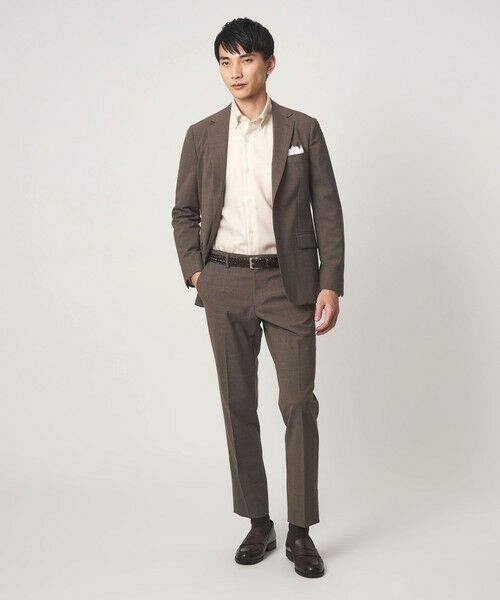 green label relaxing / グリーンレーベル リラクシング シャツ・ブラウス | エブリット コットンオックス ソリッド スナップ ボタンダウン シャツ -イージーアイロン- | 詳細10