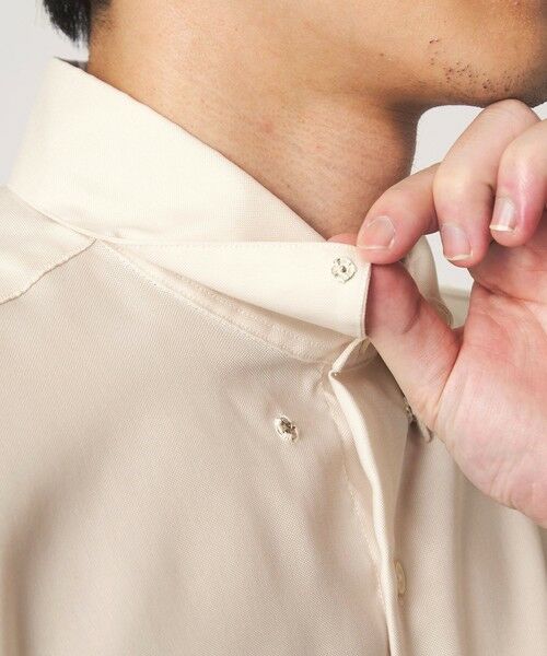 green label relaxing / グリーンレーベル リラクシング シャツ・ブラウス | エブリット コットンオックス ソリッド スナップ ボタンダウン シャツ -イージーアイロン- | 詳細11