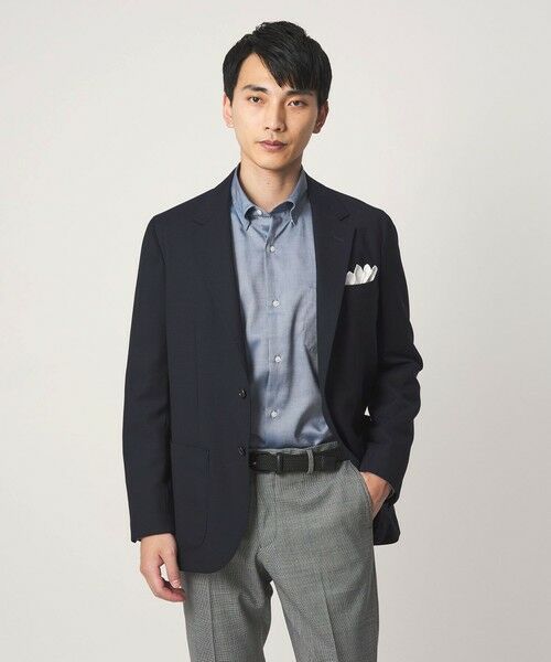 green label relaxing / グリーンレーベル リラクシング シャツ・ブラウス | エブリット コットンオックス ソリッド スナップ ボタンダウン シャツ -イージーアイロン- | 詳細20