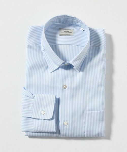 green label relaxing / グリーンレーベル リラクシング シャツ・ブラウス | エブリット コットンオックス ストライプ スナップ ボタンダウン シャツ -イージーアイロン- | 詳細16