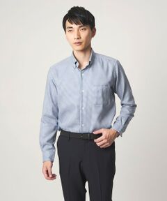 green label relaxing / グリーンレーベル リラクシング シャツ・ブラウス | エブリット コットンオックス ギンガムチェック スナップ ボタンダウン シャツ -イージーアイロン-