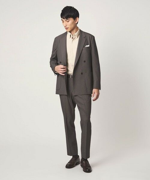 green label relaxing / グリーンレーベル リラクシング シャツ・ブラウス | エブリット TC ジャージー スナップ ボタンダウン シャツ -ストレッチ・イージーアイロン・吸水速乾・抗菌- | 詳細2