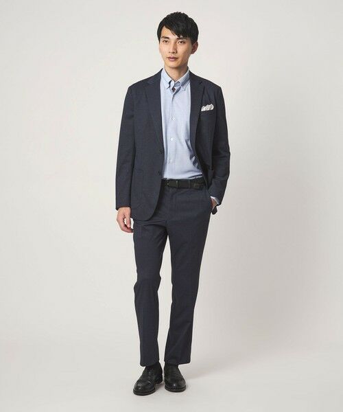 green label relaxing / グリーンレーベル リラクシング シャツ・ブラウス | エブリット TC ジャージー スナップ ボタンダウン シャツ -ストレッチ・イージーアイロン・吸水速乾・抗菌- | 詳細10