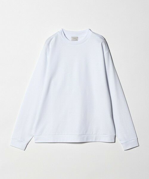 green label relaxing / グリーンレーベル リラクシング カットソー | L/A ポンチ ビズ クルーネック カットソー -抗菌-（WHITE）