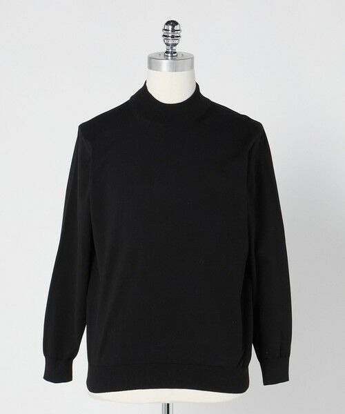 green label relaxing / グリーンレーベル リラクシング ニット・セーター | MTB コットン ハイゲージ モックネック ニット | 詳細4