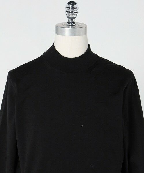 green label relaxing / グリーンレーベル リラクシング ニット・セーター | MTB コットン ハイゲージ モックネック ニット | 詳細6