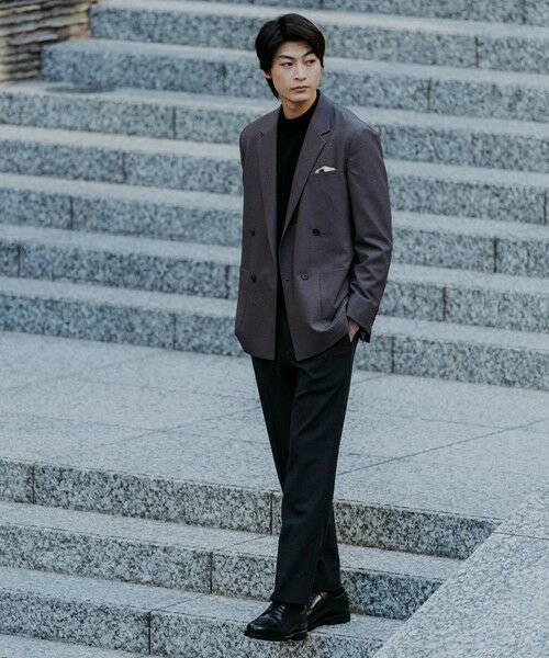 green label relaxing / グリーンレーベル リラクシング ニット・セーター | MTB コットン ハイゲージ モックネック ニット | 詳細2