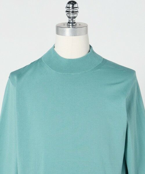 green label relaxing / グリーンレーベル リラクシング ニット・セーター | MTB コットン ハイゲージ モックネック ニット | 詳細24