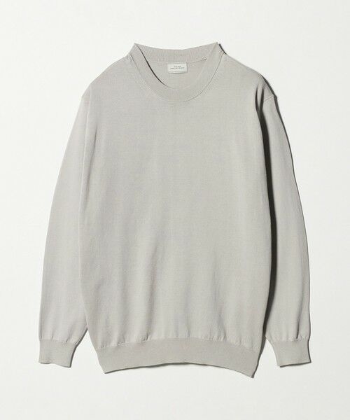 green label relaxing / グリーンレーベル リラクシング ニット・セーター | MTB コットン ハイゲージ クルーネック ニット | 詳細4