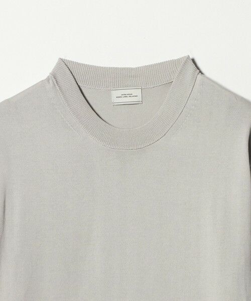 green label relaxing / グリーンレーベル リラクシング ニット・セーター | MTB コットン ハイゲージ クルーネック ニット | 詳細6