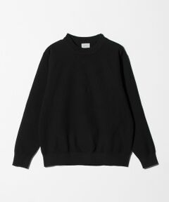 green label relaxing / グリーンレーベル リラクシング ニット・セーター | A+ ポリエステル タック モックネック 長袖 ニット -ウォッシャブル-