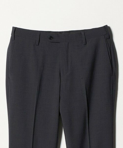 green label relaxing / グリーンレーベル リラクシング セットアップ | A+ TWPU トロピカル無地 スリム セットアップ パンツ スラックス -ウォッシャブル・ストレッチ・ウエストアジャスター- | 詳細6