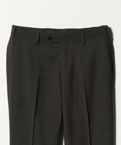 green label relaxing / グリーンレーベル リラクシング セットアップ | A+ TWPU トロピカル無地 スリム セットアップ パンツ スラックス -ウォッシャブル・ストレッチ・ウエストアジャスター- | 詳細10