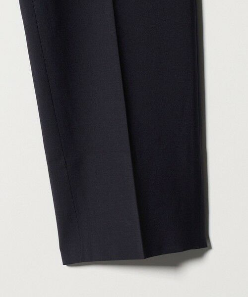 green label relaxing / グリーンレーベル リラクシング セットアップ | A+ TWPU トロピカル無地 スリム セットアップ パンツ スラックス -ウォッシャブル・ストレッチ・ウエストアジャスター- | 詳細29