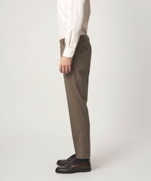 green label relaxing / グリーンレーベル リラクシング セットアップ | A+ TWPU チドリ スリム セットアップ パンツ スラックス -ウォッシャブル・ストレッチ・ウエストアジャスター- | 詳細5