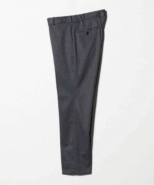 green label relaxing / グリーンレーベル リラクシング スラックス・ドレスパンツ | A+ プリントジャージ スタンダード セットアップ パンツ スラックス -ウォッシャブル・ストレッチ-（DK.GRAY）