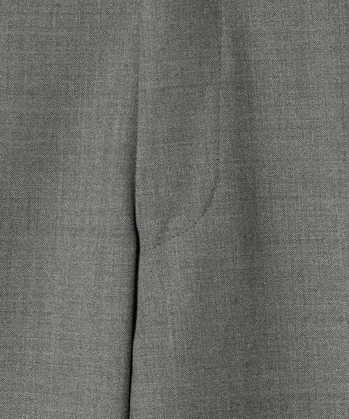 green label relaxing / グリーンレーベル リラクシング スラックス・ドレスパンツ | TW メランジ トロピカル スタンダード スラックス -ウォッシャブル・ストレッチ・ウエストアジャスター- | 詳細17