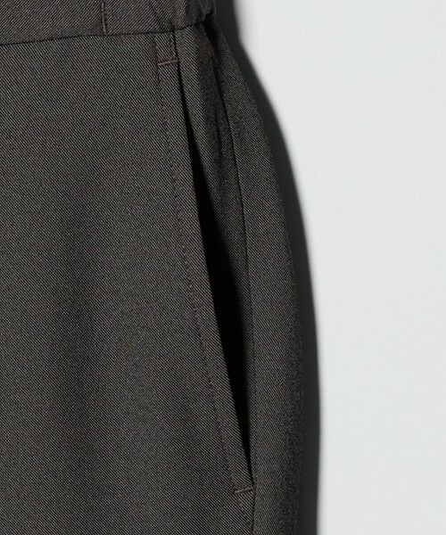 green label relaxing / グリーンレーベル リラクシング スラックス・ドレスパンツ | A+ ポリエステル シャークスキン スタンダード イージー セットアップ パンツ スラックス -ウォッシャブル・ストレッチ- | 詳細4