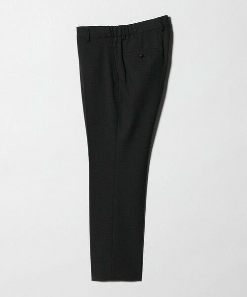 green label relaxing / グリーンレーベル リラクシング スラックス・ドレスパンツ | A+ ポリエステル シャークスキン スタンダード イージー セットアップ パンツ スラックス -ウォッシャブル・ストレッチ-（DK.GREEN）