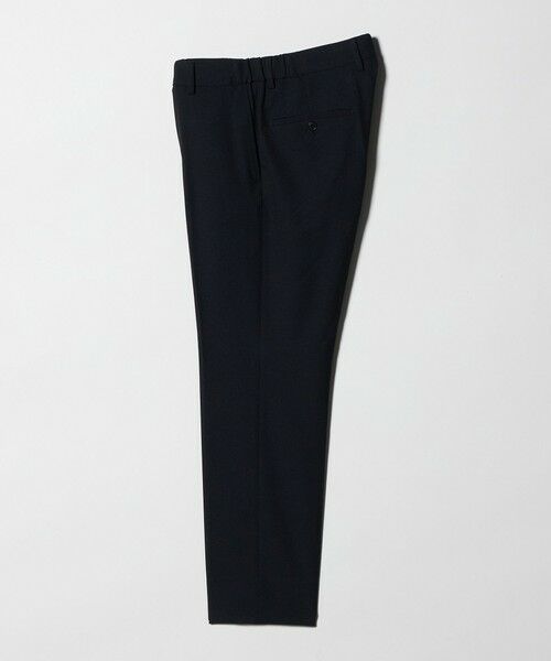 green label relaxing / グリーンレーベル リラクシング スラックス・ドレスパンツ | A+ ポリエステル シャークスキン スタンダード イージー セットアップ パンツ スラックス -ウォッシャブル・ストレッチ-（NAVY）