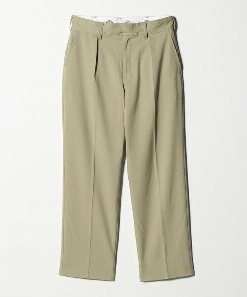 green label relaxing / グリーンレーベル リラクシング スラックス・ドレスパンツ | 【別注】＜Dickies＞GLR TR 1プリーツ ワイドテーパード パンツ スラックス | 詳細1