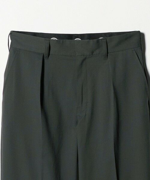 green label relaxing / グリーンレーベル リラクシング スラックス・ドレスパンツ | 【別注】＜Dickies＞GLR TR 1プリーツ ワイドテーパード パンツ スラックス | 詳細7