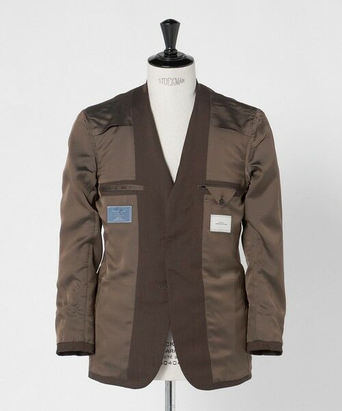 green label relaxing / グリーンレーベル リラクシング セットアップ | GUABELLO モヘヤ混トロピカル 3B HXD スーツジャケット | 詳細14