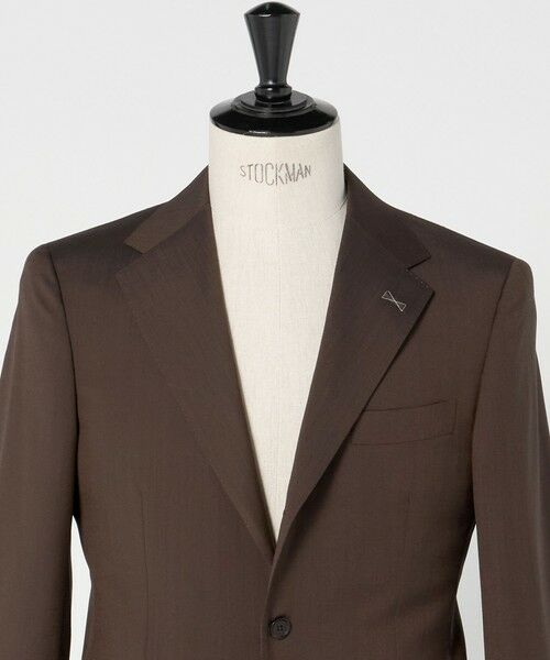 green label relaxing / グリーンレーベル リラクシング セットアップ | GUABELLO モヘヤ混トロピカル 3B HXD スーツジャケット | 詳細2