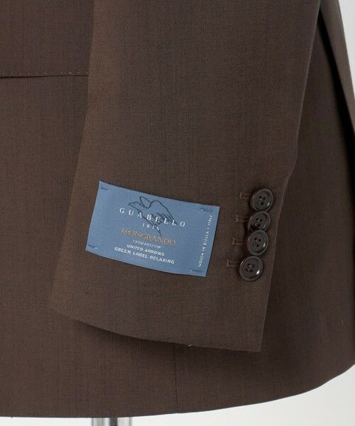 green label relaxing / グリーンレーベル リラクシング セットアップ | GUABELLO モヘヤ混トロピカル 3B HXD スーツジャケット | 詳細3