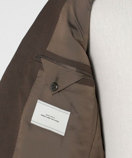 green label relaxing / グリーンレーベル リラクシング セットアップ | GUABELLO モヘヤ混トロピカル 3B HXD スーツジャケット | 詳細8