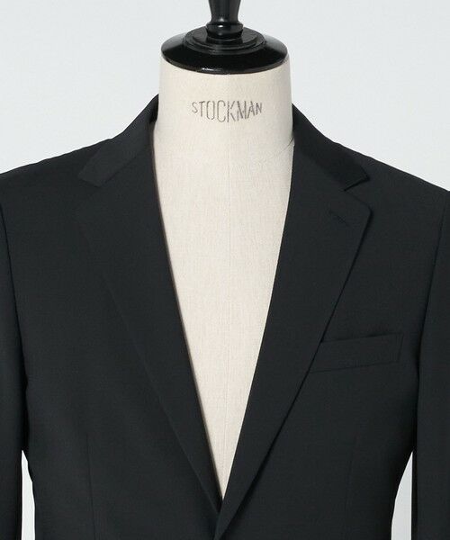 green label relaxing / グリーンレーベル リラクシング セットアップ | A+ TWPU トロピカル無地 2B スリム セットアップ ジャケット -ウォッシャブル・ストレッチ- | 詳細4