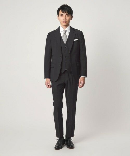 green label relaxing / グリーンレーベル リラクシング セットアップ | A+ TWPU トロピカル無地 2B スリム セットアップ ジャケット -ウォッシャブル・ストレッチ- | 詳細1