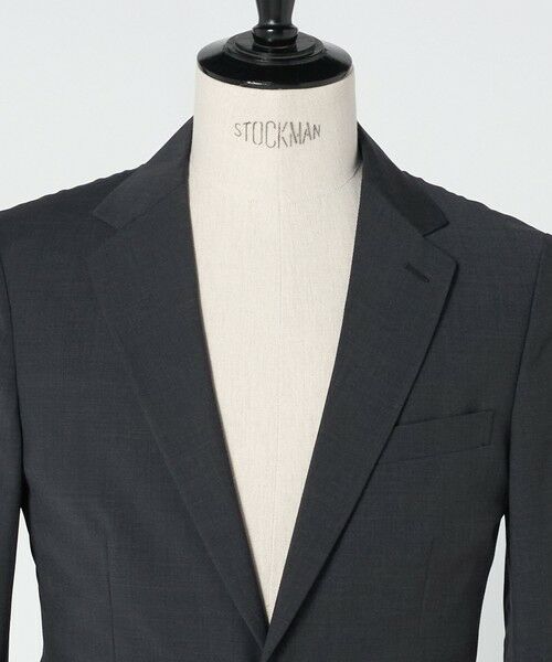 green label relaxing / グリーンレーベル リラクシング セットアップ | A+ TWPU トロピカル無地 2B スリム セットアップ ジャケット -ウォッシャブル・ストレッチ- | 詳細6