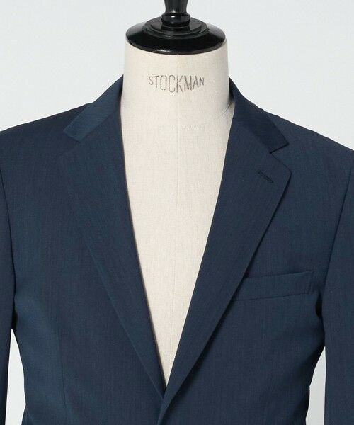 green label relaxing / グリーンレーベル リラクシング セットアップ | A+ TWPU トロピカル無地 2B スリム セットアップ ジャケット -ウォッシャブル・ストレッチ- | 詳細14