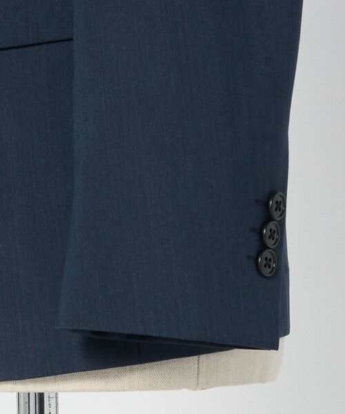 green label relaxing / グリーンレーベル リラクシング セットアップ | A+ TWPU トロピカル無地 2B スリム セットアップ ジャケット -ウォッシャブル・ストレッチ- | 詳細15