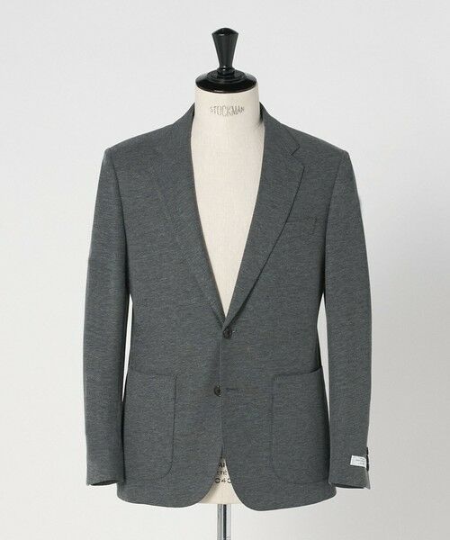 green label relaxing / グリーンレーベル リラクシング テーラードジャケット | ECOPET(R) ハニカムジャージ 2B ジャケット -ウォッシャブル- | 詳細7