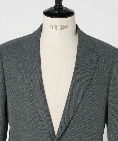 green label relaxing / グリーンレーベル リラクシング テーラードジャケット | ECOPET(R) ハニカムジャージ 2B ジャケット -ウォッシャブル- | 詳細9